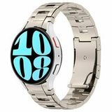 Samsung Titanium band met aansluitknop - Titanium kleur - Galaxy watch 7 / Galaxy Watch FE - 40mm & 44mm