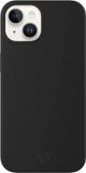 AVY Hoesje geschikt voor Apple iPhone 14 / 13 | Compatibel met MagSafe | Back Cover | Liquid Silicone | Comfortabel in de Hand | Zwart
