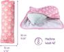 Holland Connections Coussin de voyage pour enfants - Cygne - Rose/Blanc/Rouge - 30x12cm