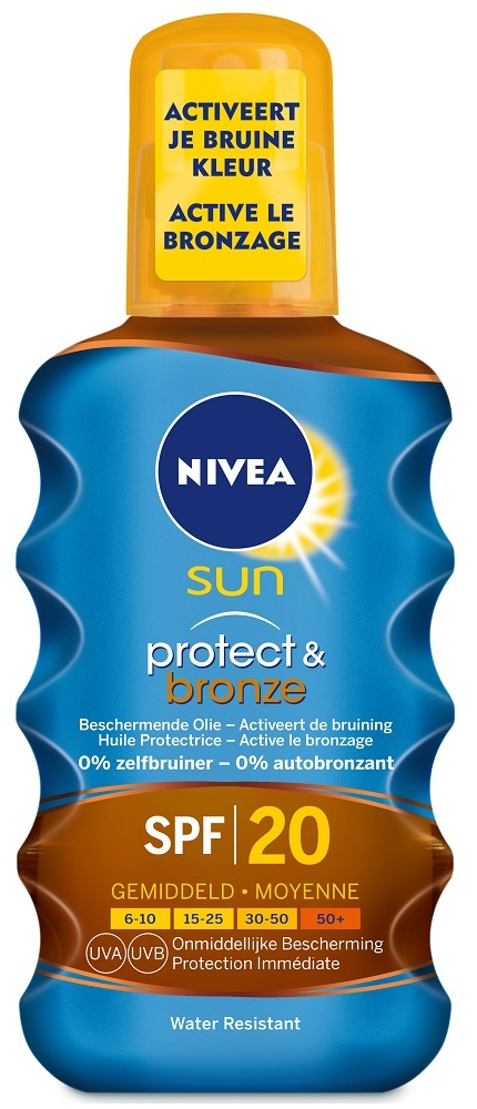 Nivea Sun Protect & Bronze Beschermende Olie SPF20