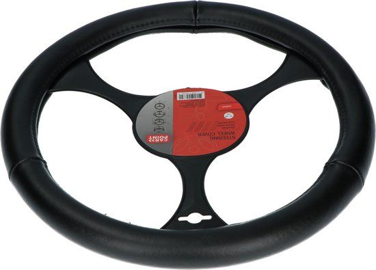 Carpoint Stuurhoes Leer Zwart 37-39cm