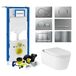 Geberit up320 Toiletset RapoWash Bold By Geberit | Met Bidetspoeler | Sigma Drukplaat