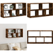 VIDAXL Étagère Murale Chêne Fumé 100x25x50 Cm Bois D'Ingénierie