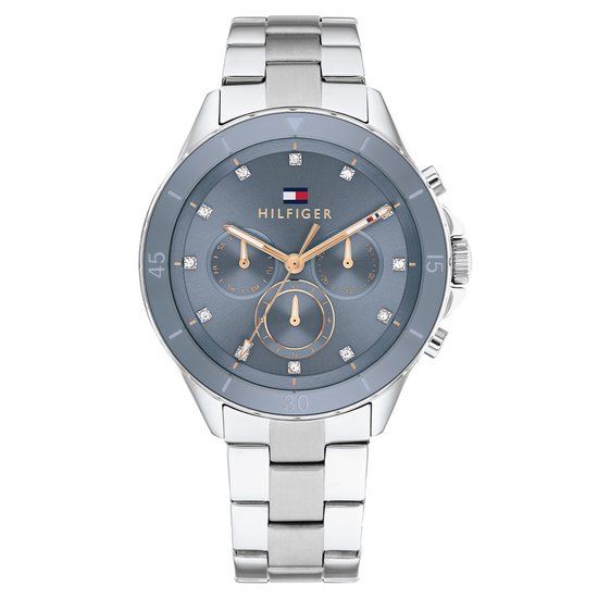 Tommy Hilfiger TH1782708 MELLIE Dames Horloge - Staal - Zilverkleurig - 40 mm