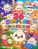 Dumpling Kawaii – Libro de Colorear para Niños
