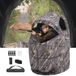 VEVOR Tente de chasse Cabane de chasse pour 1 personne avec sac de transport Camouflage Tente Cerf