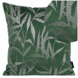 Elegante Eurofirany Decoratieve Kussenhoes BLINK22 Fluweel Donkergroen 45x45 cm