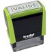 Trodat X-print 4912 navulbare zelfinktende stempel, Geldige tekst, groene inkt, afdrukformaat 46 x 16 mm