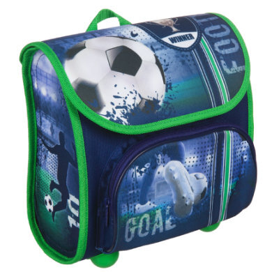 Scooli Kleutertassen - Football Beker voor kleuters - Beker - Blauw wit, blauw, groen