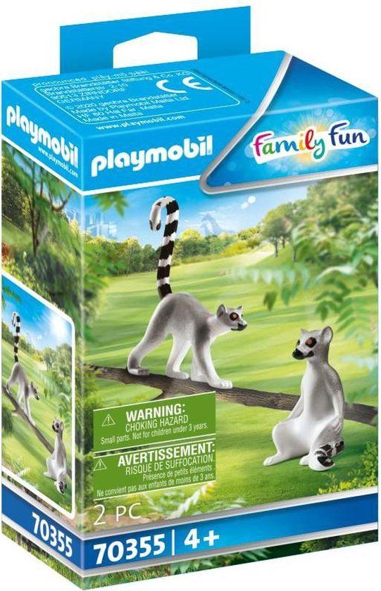 PLAYMOBIL Family Fun Koppel Ringstaartmaki's - 70355