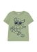 s.Oliver Shirt nachtblauw / groen gemêleerd
