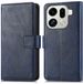 imoshion Hoesje - Geschikt voor Oppo Find X9 Pro - Luxe Bookcase - Donkerblauw