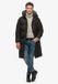 Superdry Doudoune longue à capuche Homme Noir S