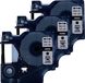 DULA Dymo D1 40910 - S0720670 - Compatible label tape 3 lettertapes - Noir sur transparent - 9mm x 7m