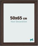 yd. Cadre photo 50x65 cm Chêne Foncé MDF Lazio