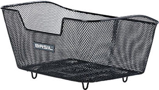 Basil Base M Achter Fietsmand - Zwart - 19L - Inclusief Bevestigingssysteem