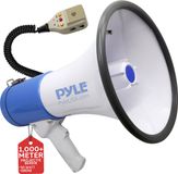 Pyle Megafoon Profi oplaadbare spreekmodus en aux-ingang voor MP3-speler 50 watt