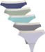 Emilie collection Fliex Emilie Collection String Multipack 5 Stuks Dames M Grijs Paars Lila Groen Turkoois