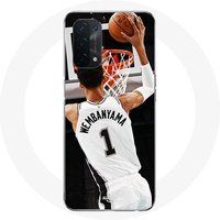 Maniacase Etui voor Oppo A74 5G Victor Wembanyama San Antonio Spurs n°1