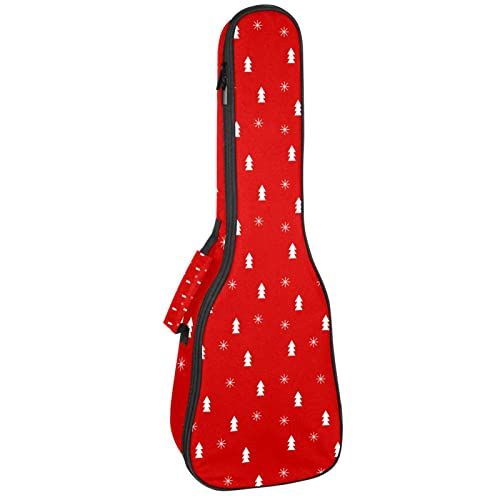 Mersov Tenor Ukulele Gigbag Waterdichte Ukelele Case Gewatteerde Rugzak, Geweldig voor Sopraan Concert (21/23/24") Kaars & Sneeuwvlok