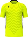 Macron Scorpio Maillot de gardien de but à manches courtes Enfants - Fluogiallo / Nero