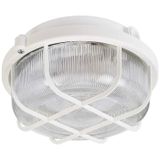 Deko Light Syrma Rond Wit 401014 Lampe d'extérieur (plafond), Lampe d'extérieur (mur) E27 Blanc