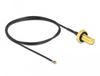 DeLOCK 12667 câble coaxial 0,5 m SMA MHF 4L LK Noir