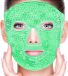 Chillaxy - Masque chaud froid - Masque de refroidissement - Masque de migraine - Masque pour les yeux - Masque de glace - Masque facial - Vert