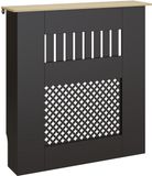 HOMCOM Radiatorbekleding - Spaanplaat - 78 x 19 x 81 cm - Zwart