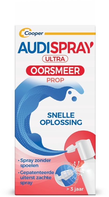 Audispray Ultra bij Oorsmeerproppen