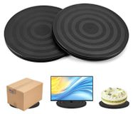 Merkloos Draaitafel draaiplateau draaiplatform - 20 cm - Draagvermogen 15 kg - Multifunctioneel voor laptop, monitor en tv