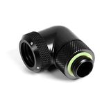 Barrow Multi-Link Adapter Anschluss 90 Grad G1/4 Zoll AG auf 14mm AD Hardtube - drehbar, zwart