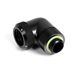 Barrow Multi-Link Adapter Anschluss 90 Grad G1/4 Zoll AG auf 14mm AD Hardtube - drehbar, zwart