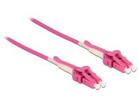 DeLOCK 85135 InfiniBand et câble fibre optique 5 m LC Rose