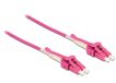 DeLOCK 85135 InfiniBand et câble fibre optique 5 m LC Rose