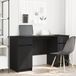 Maison Exclusive - Bureau avec tiroir, placage chêne noir, 140 x 49 x 76 cm