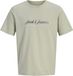 JACK&JONES JWHMONTAUK TYPE FRONT TEE SS CREW NECK Heren T-shirt - L - Katoen - Seagrass