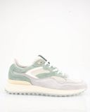Floris van Bommel Sfm-10159 Noppi Sneakers - Leer - Heren - Groen - Maat 44⅔