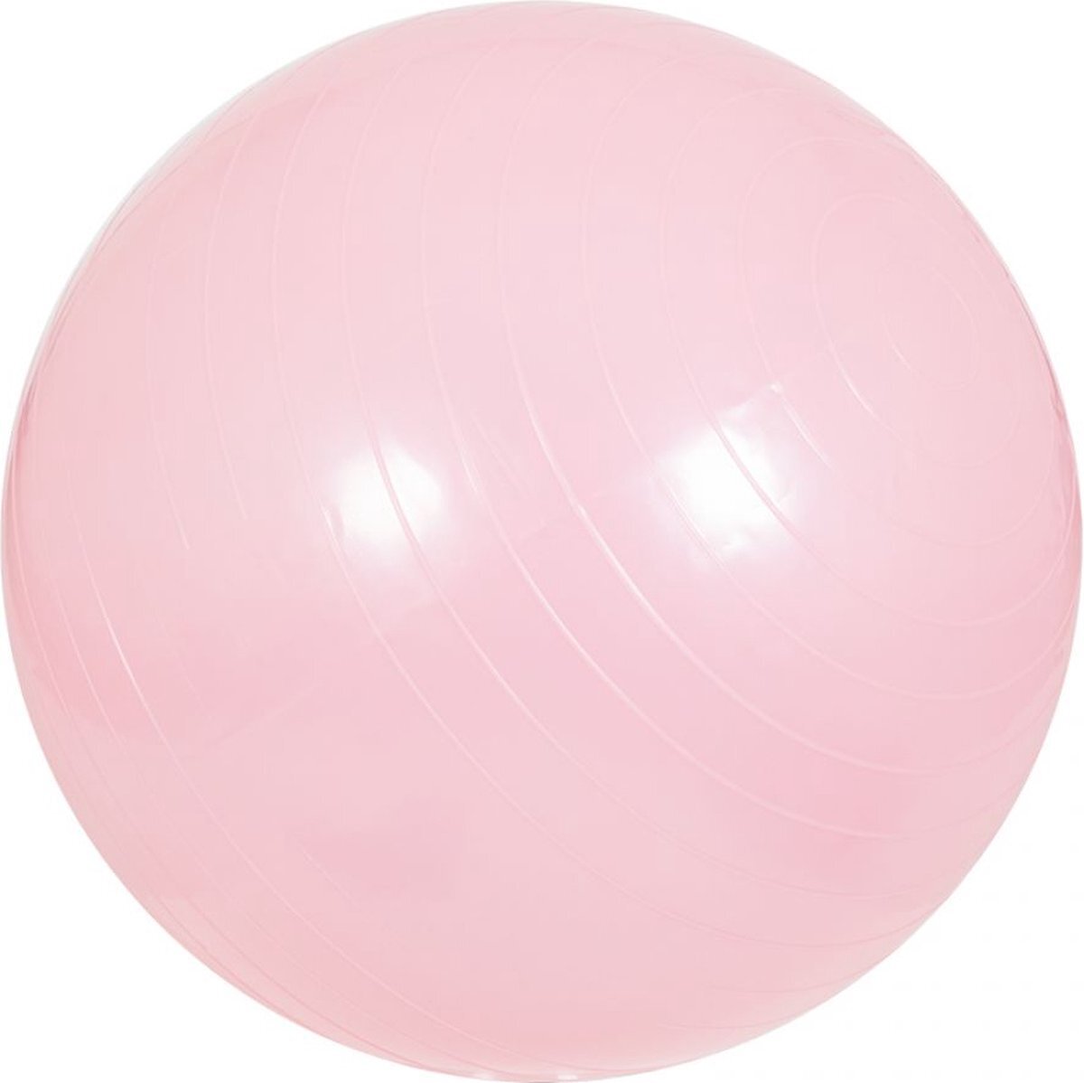 Gorilla Sports Fitness bal roze 65 cm ( met handige pomp)