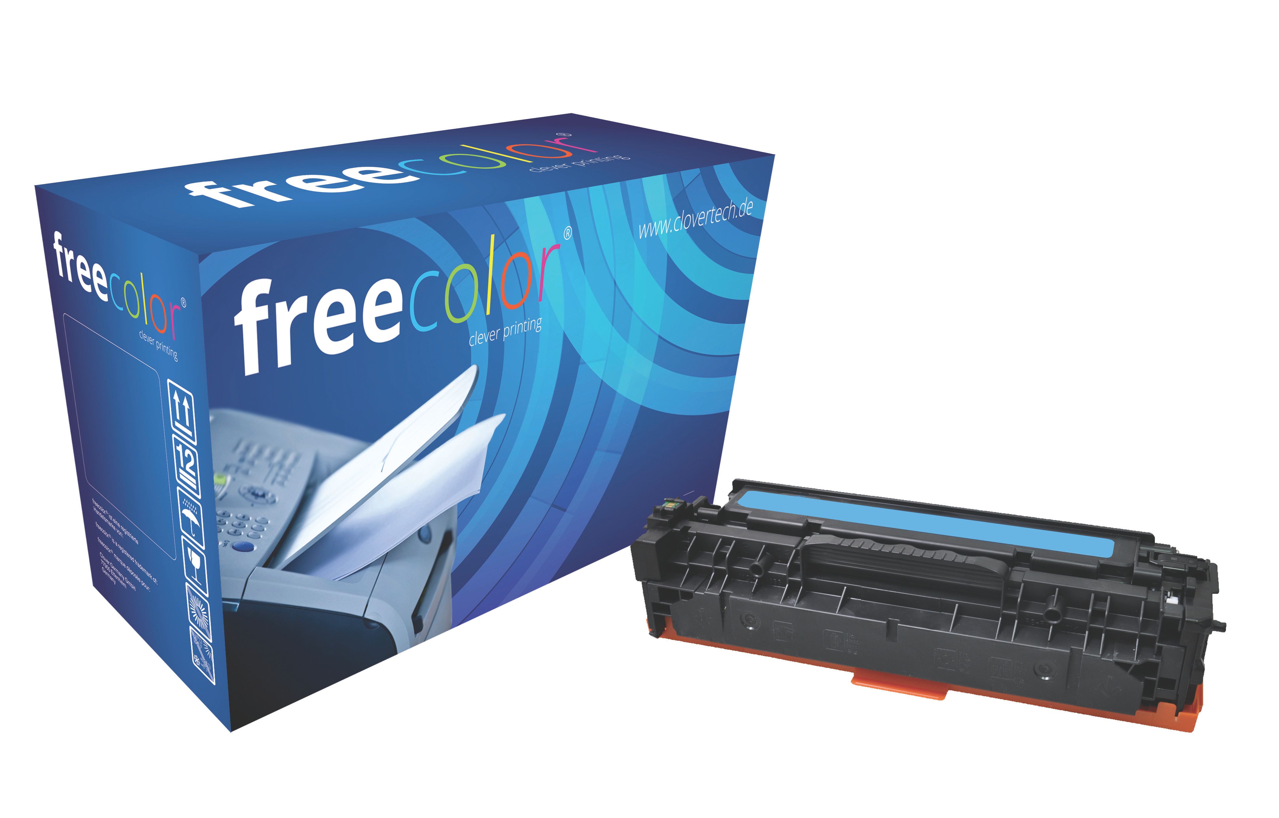 Freecolor M476C-FRC - Tonercartridge - Cyaan - 1 stuk