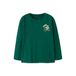 NAME IT MINI longsleeve met print en backprint - groen