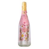 accentra - LET'S CELEBRATE cadeauset in een herbruikbare geschenkdoos (fles in champagnelook) voor ontspanning voor vrouwen op verjaardagen of Kerstmis. 4-delige wellness cadeau- en verzorgingsset