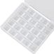 TRIXES Boîte de rangement pour bobines - 25 compartiments pour bobines de fil - accessoire de loisirs créatifs - YY52