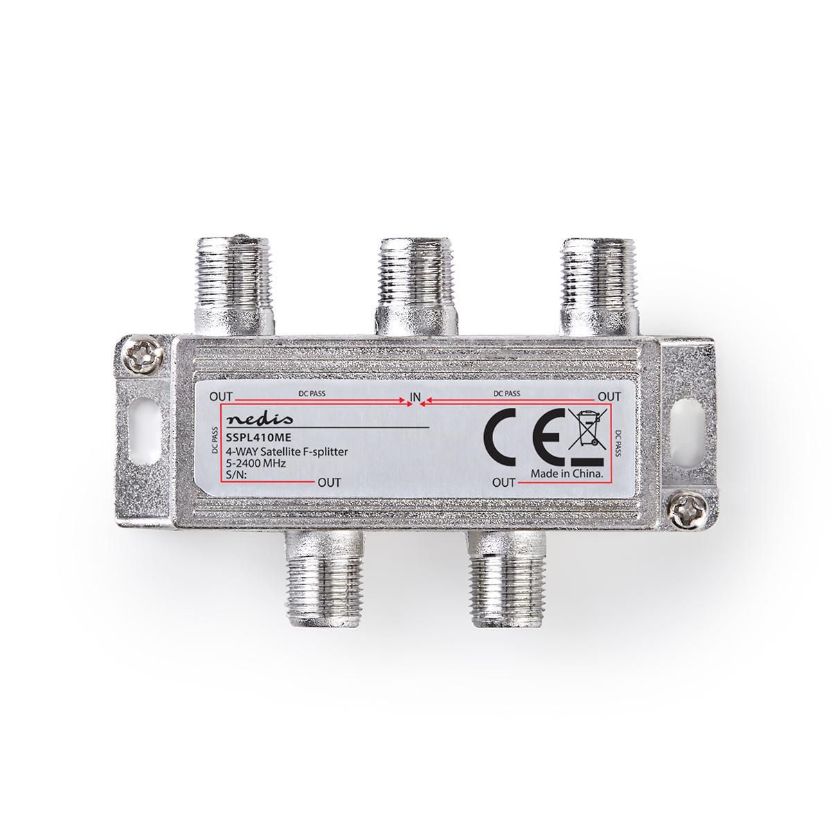 Nedis SSPL410ME - Satellietantenneaccessoire - Zilver