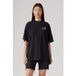 Levi's Grph Short Stack Tee Front & Bac Maat: XS | Tops Outlet | Dames | Zwart