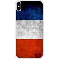 Apple iPhone XS Drapeau france Verstevigd hoesje met sublimatie bedrukking