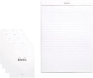 Rhodia Notitieblok - Schrijfblok - N18 - Gelijnd - A4 - 80g - wit - 80 vel - 5 stuks