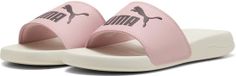 PUMA Popcat 20 BX Unisex Slippers - Rosy Outlook-Chocolate Brown-Alpine Snow