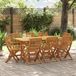 Maison Exclusive - Salon de jardin 9 pièces 180x90x75 cm en bois massif d'acacia