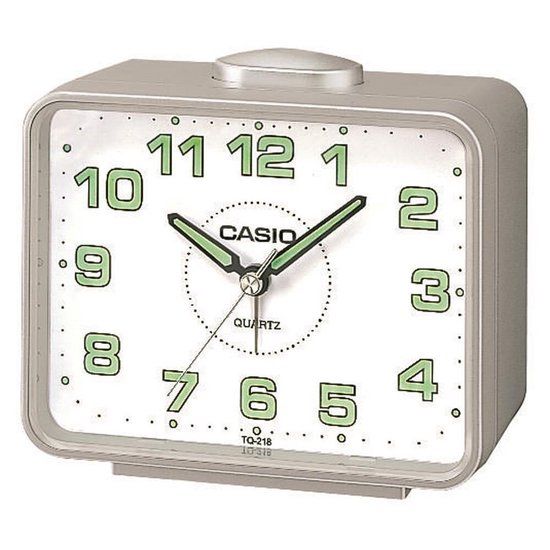 Casio Wekker TQ-218-8EF Zilver Kunststof